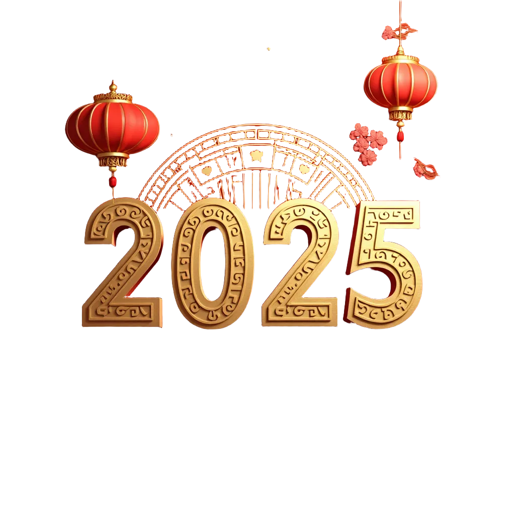 Celebrating 2025 with Traditional Chinese Elements